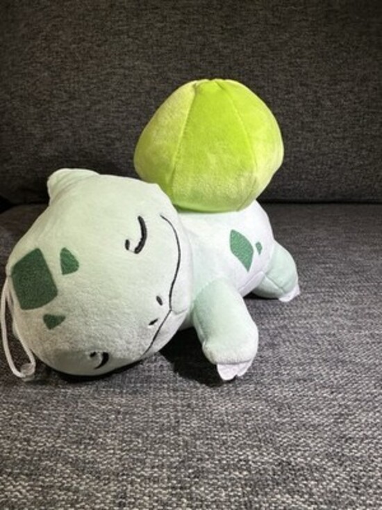 Sleeping Bulbasaur Pokemon Plush Stuffed Animal Doll  9” - Picture 2 of 6